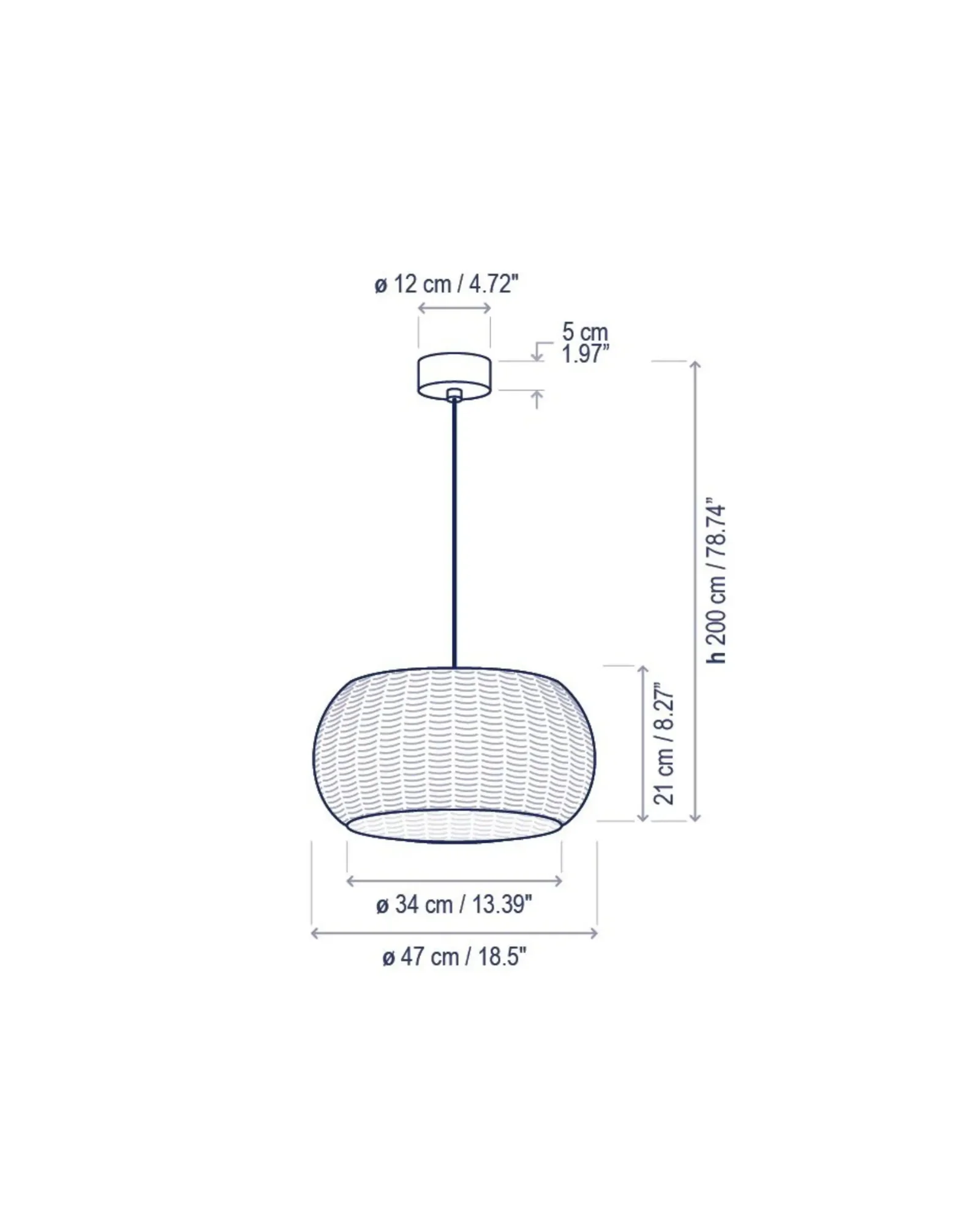 Perris Outdoor Pendant Light - Image 5