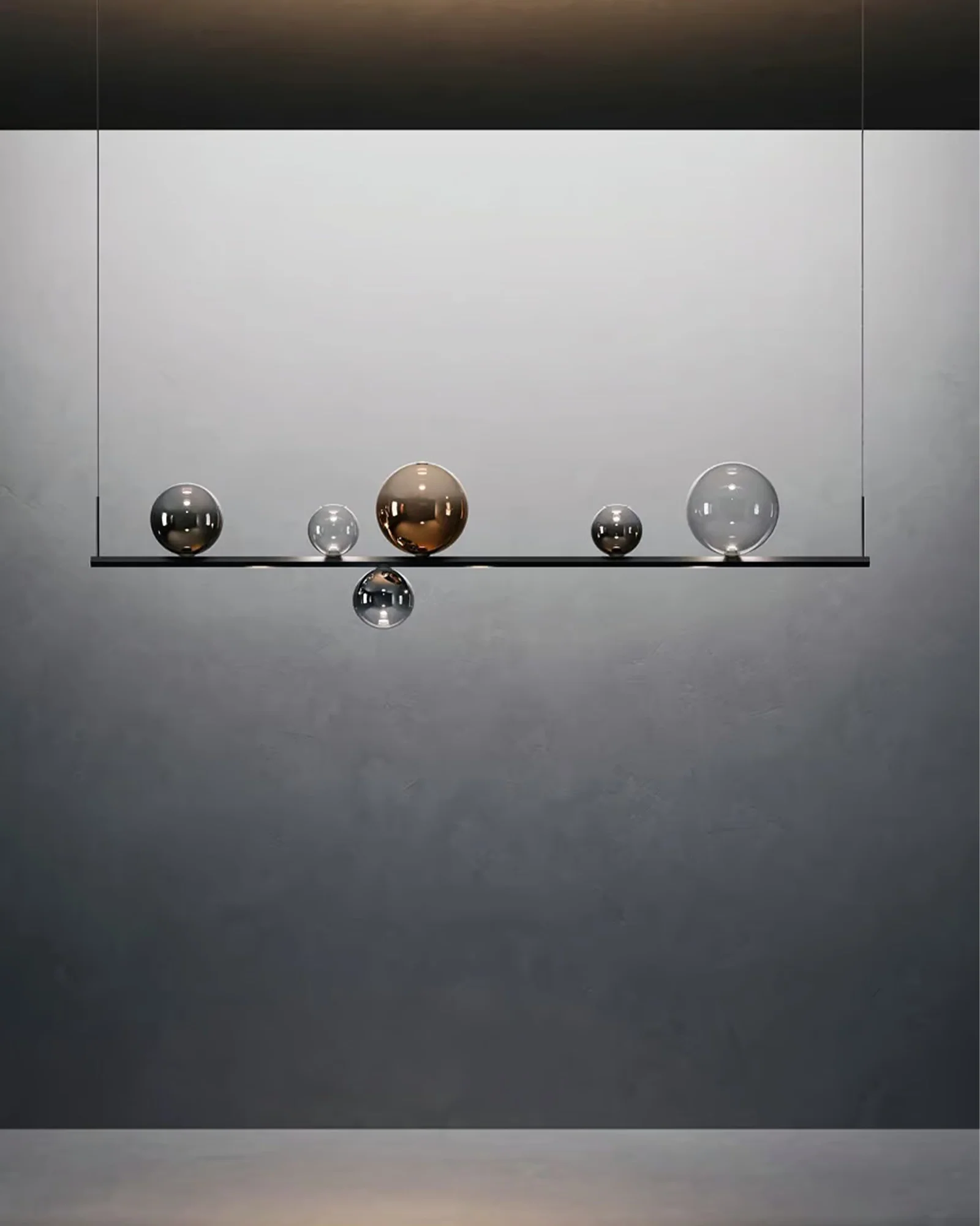 Random Stick 6lt Pendant Light