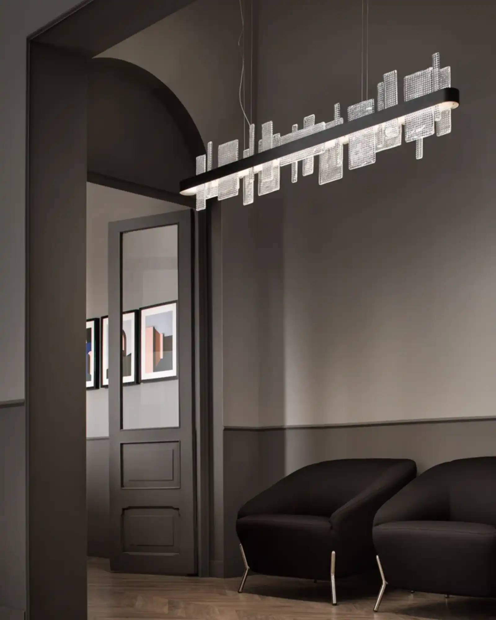 Ribbon Linear Pendant Light - Image 2
