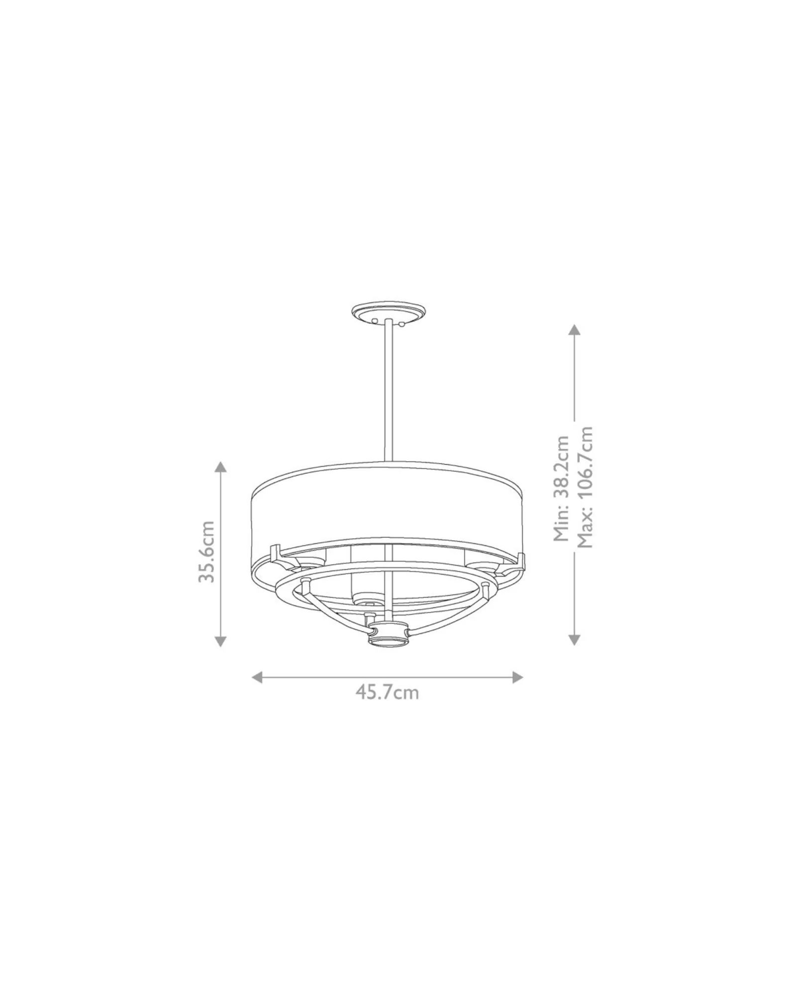Saldana 3lt Chandelier - Image 4