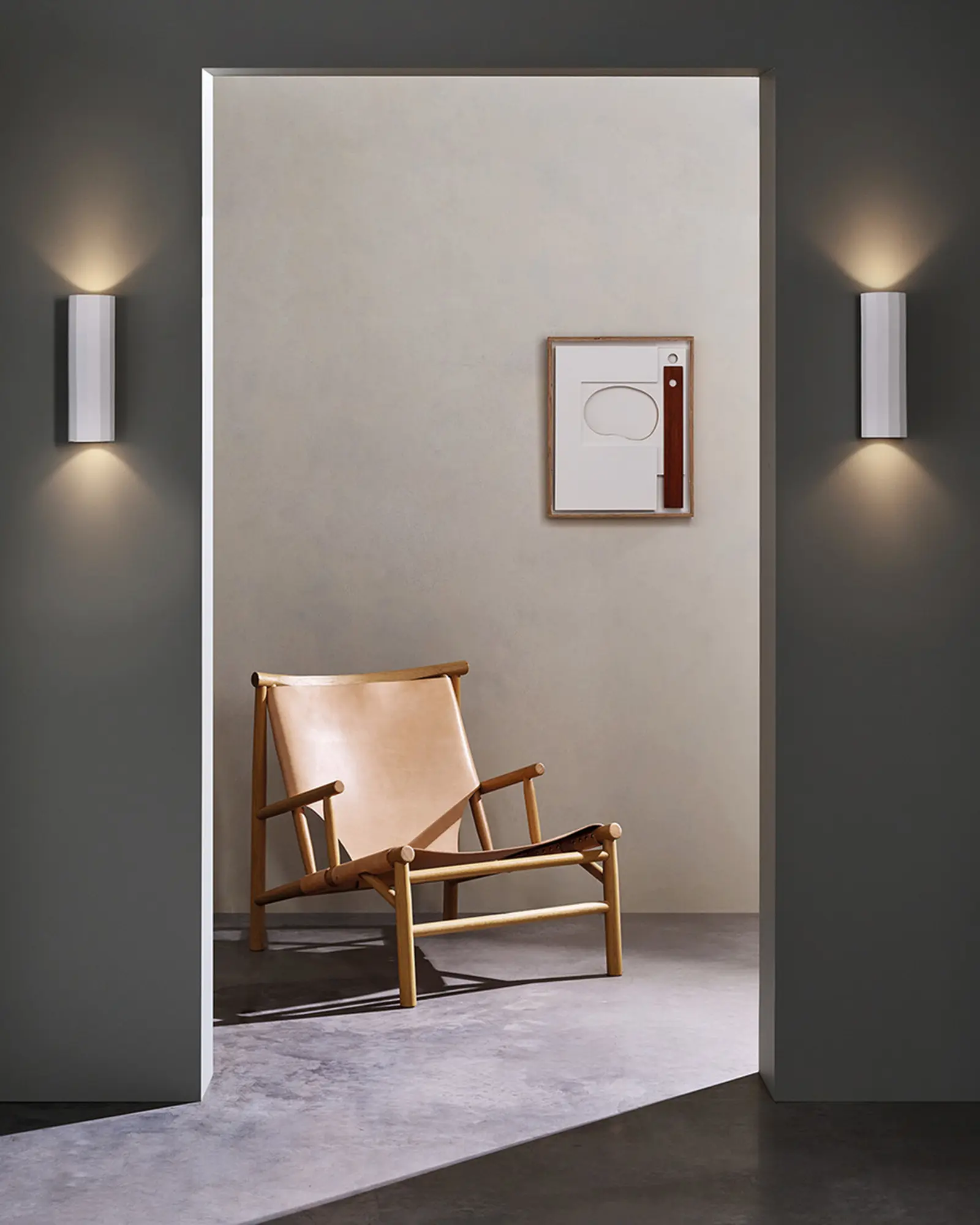 Shadow Plaster Wall Light