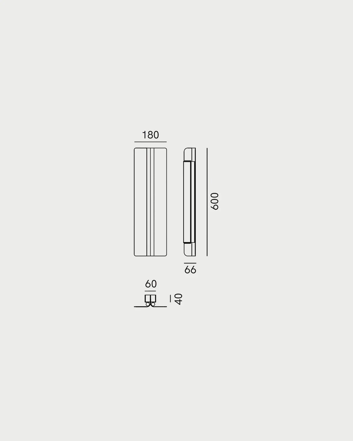 Split Long Wall Light - Image 10