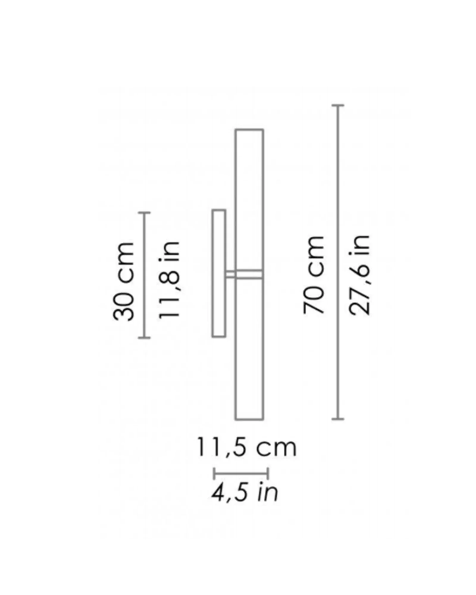 Stick 65 Double Wall Light - Image 5