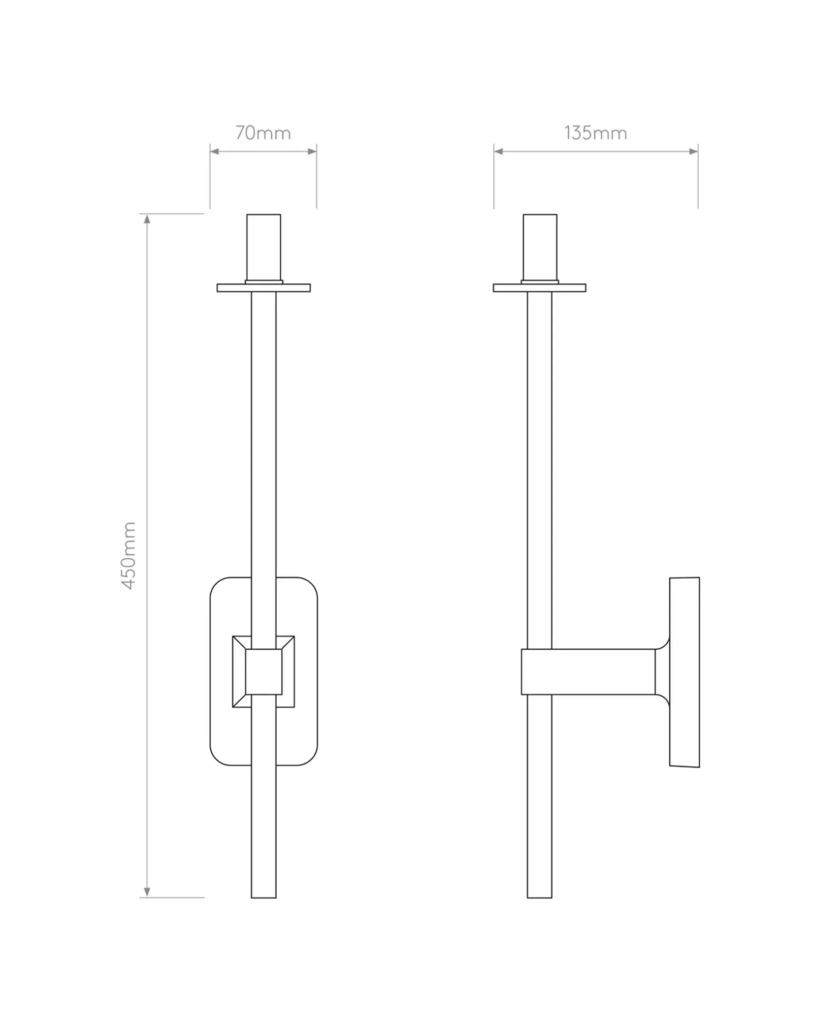 Tacoma Tall Wall Light - Image 6