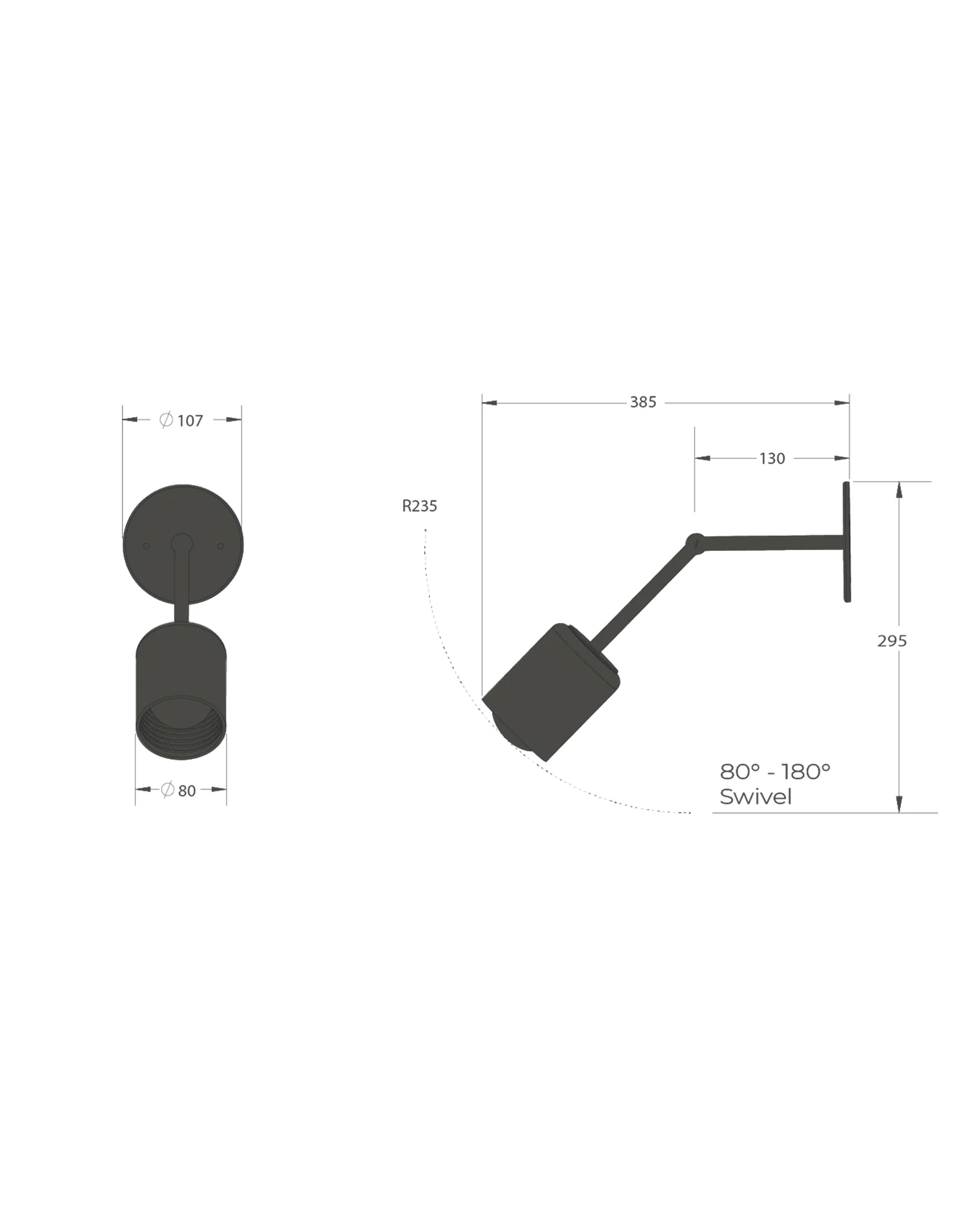 Terra 1 Long Arm Wall Light - Image 27