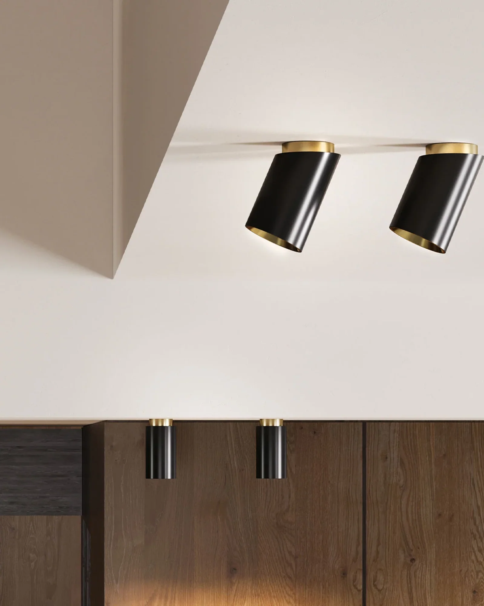 Tobo Angled Ceiling Light