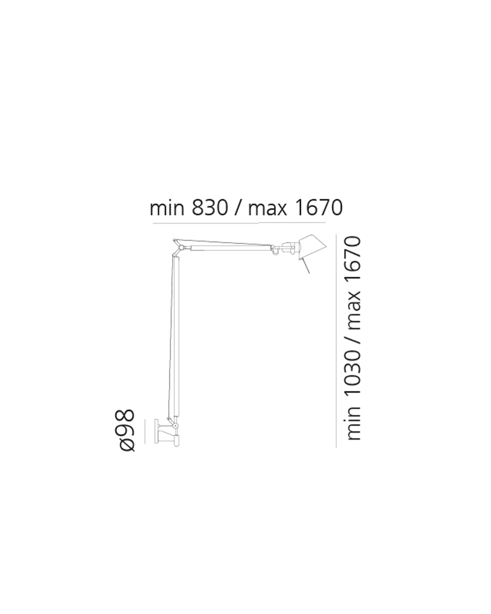 Tolomeo Braccio LED Wall Light - Image 2