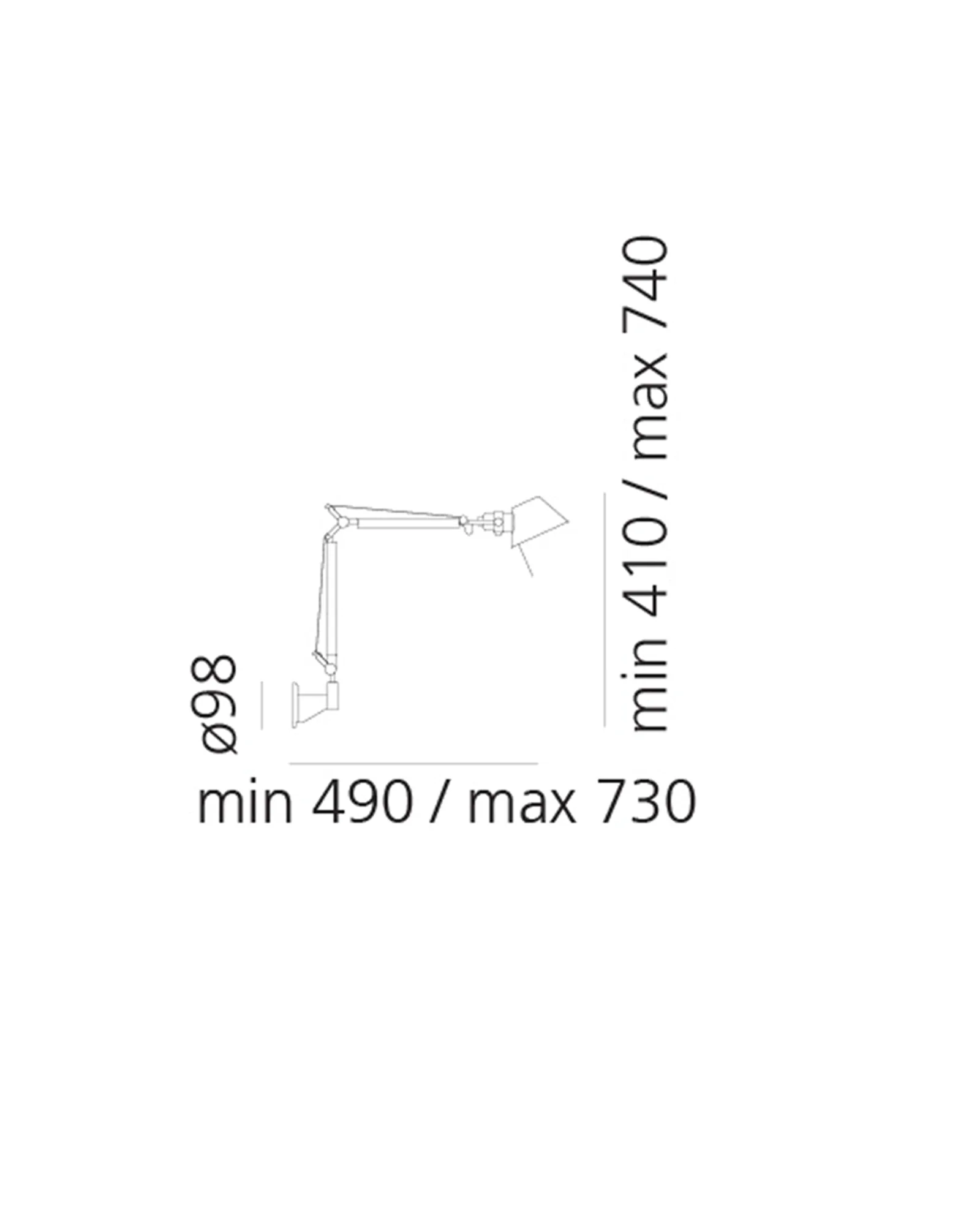 Tolomeo Micro LED Wall Light - Image 2