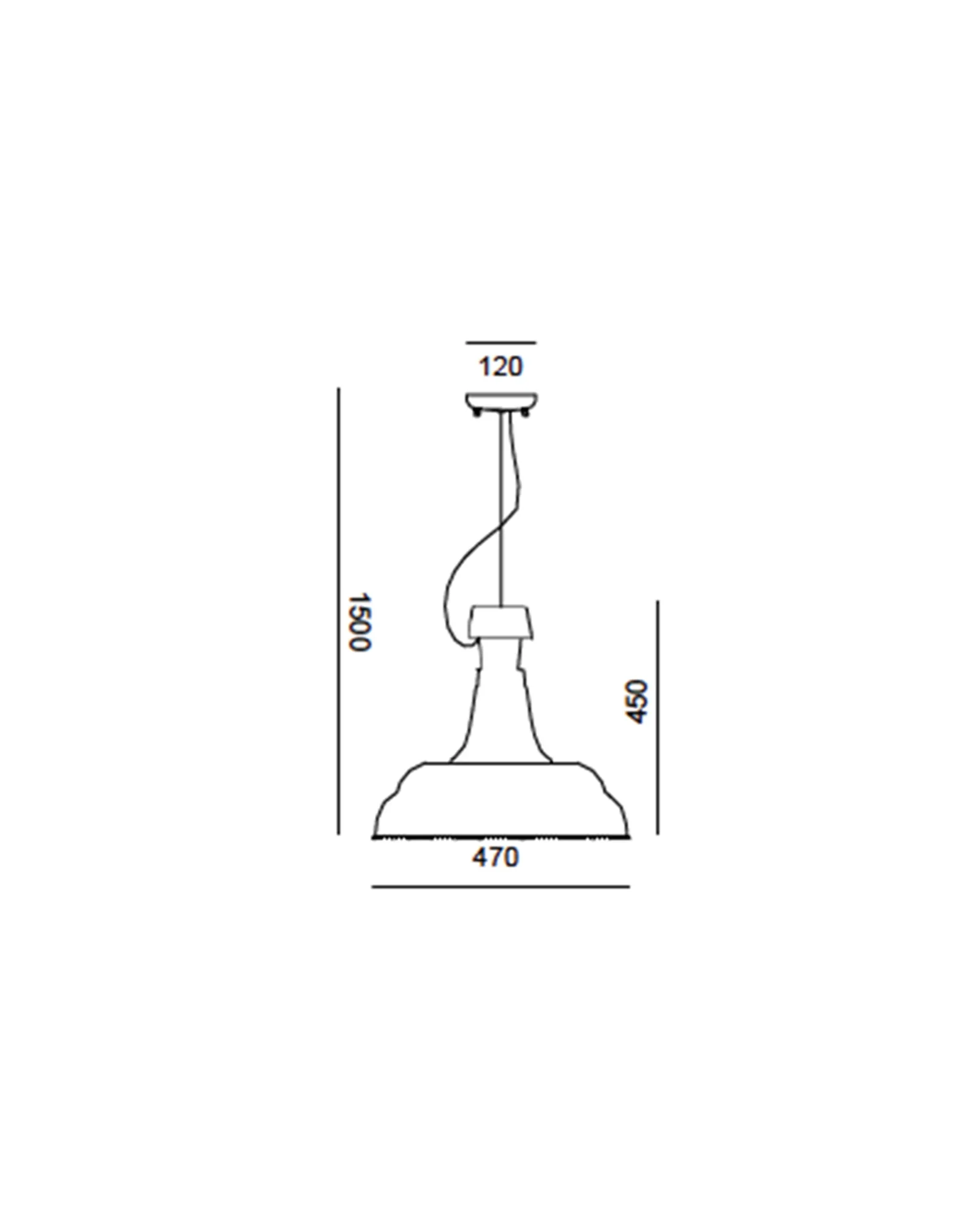 Torino Wide Pendant Light - Image 5