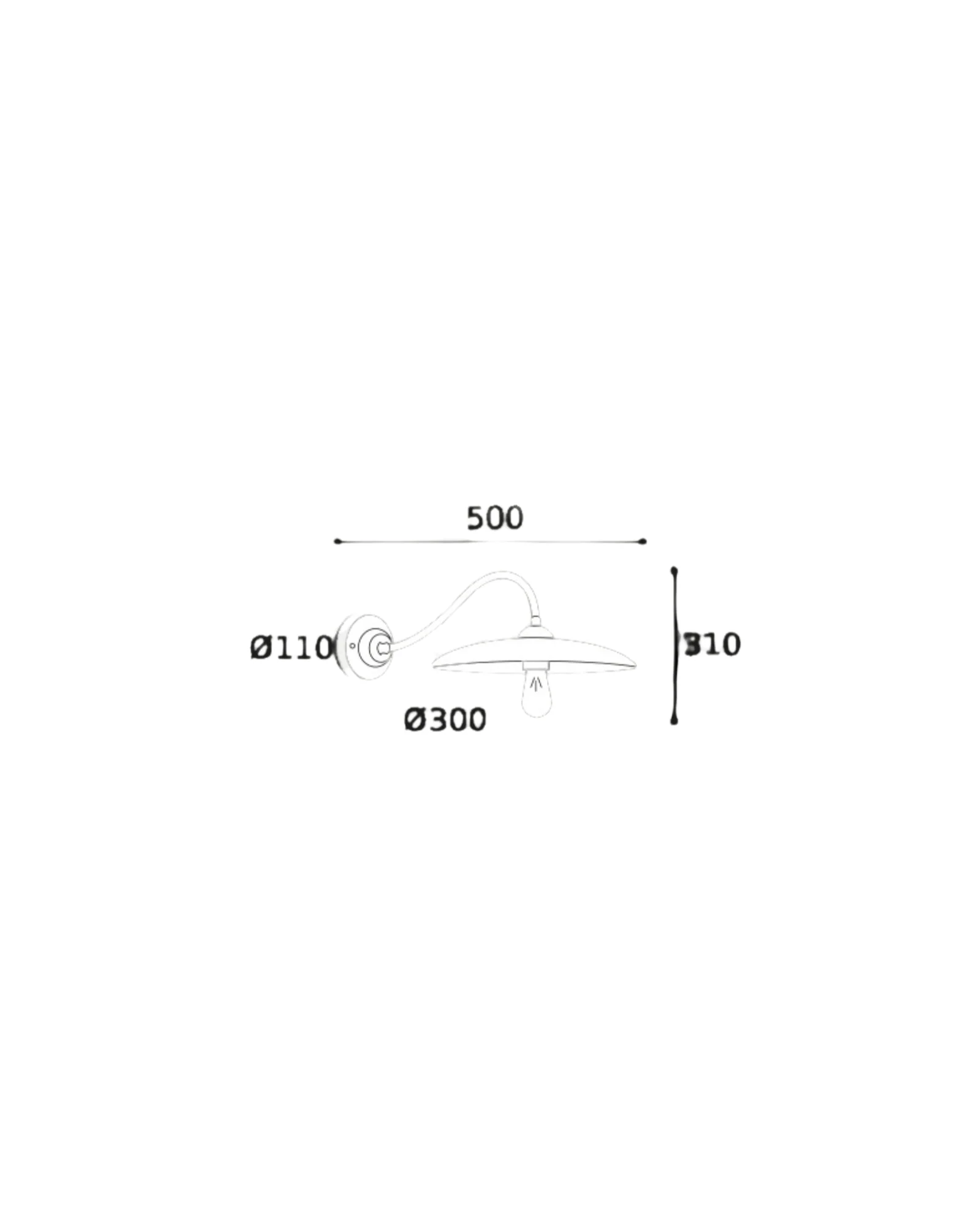 Trasimeno Curve Wall Light - Image 4