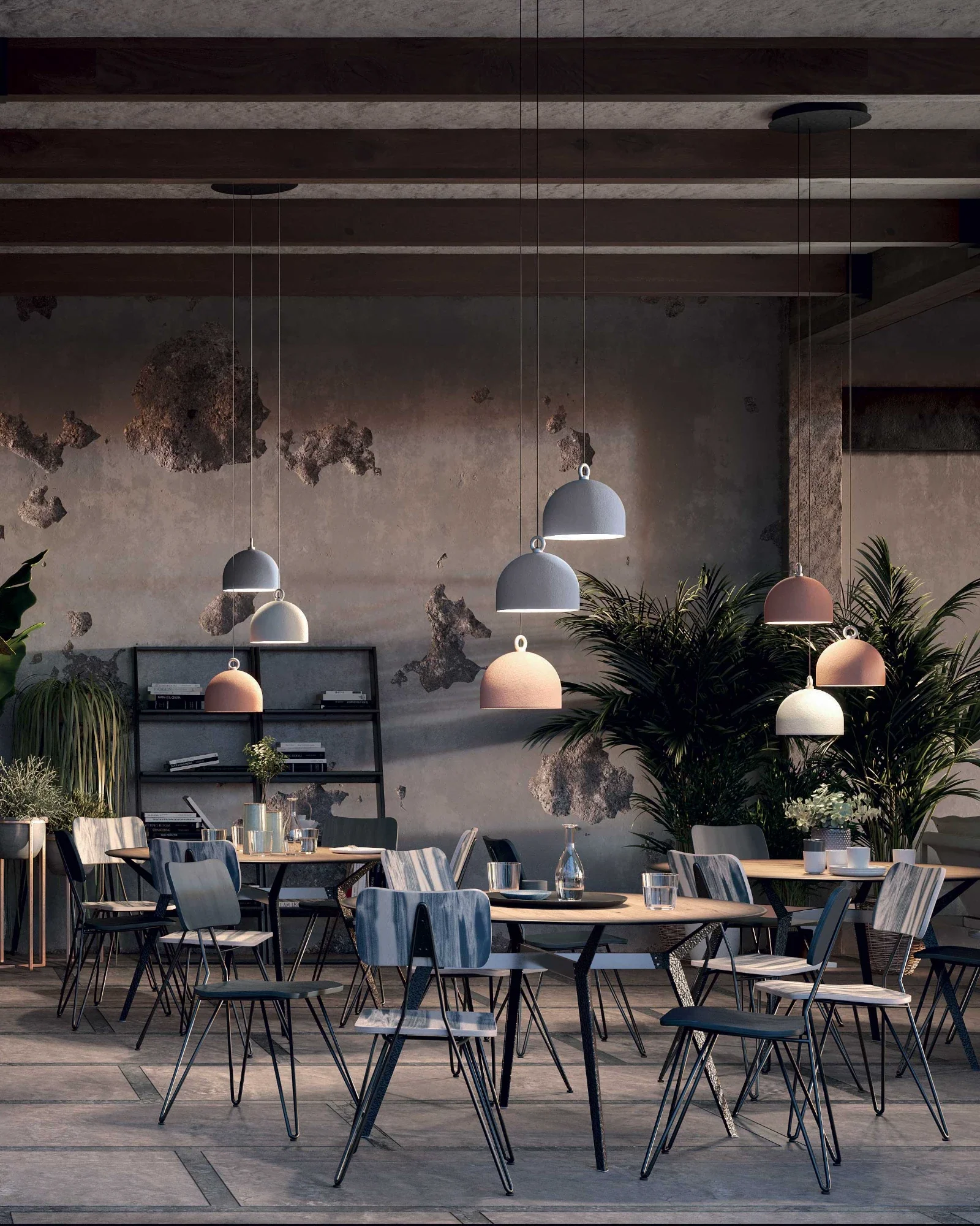 Urban Concrete Cluster Pendant Light - Image 3
