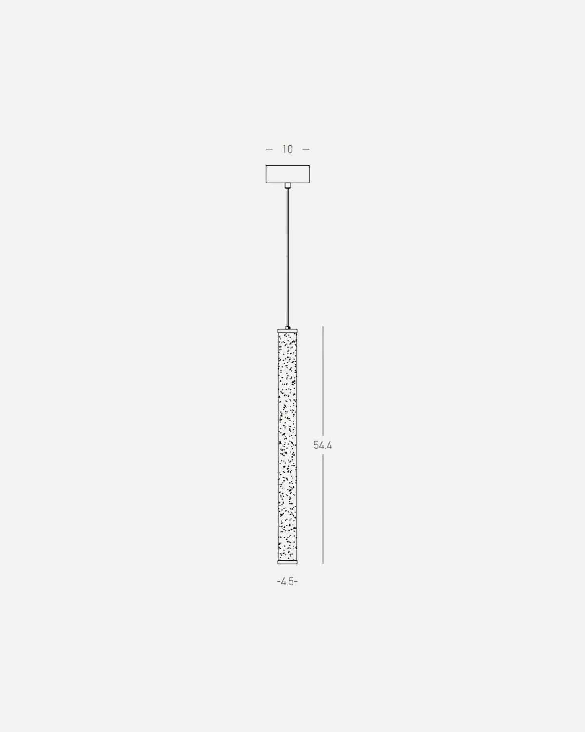 Zeus Vertical Pendant Light - Image 4